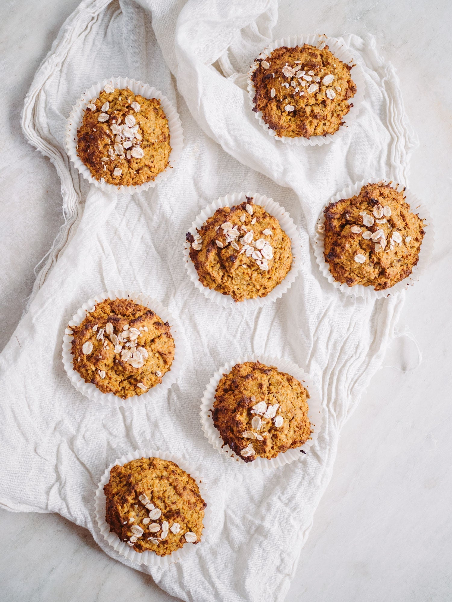 Sunde gulerodsmuffins