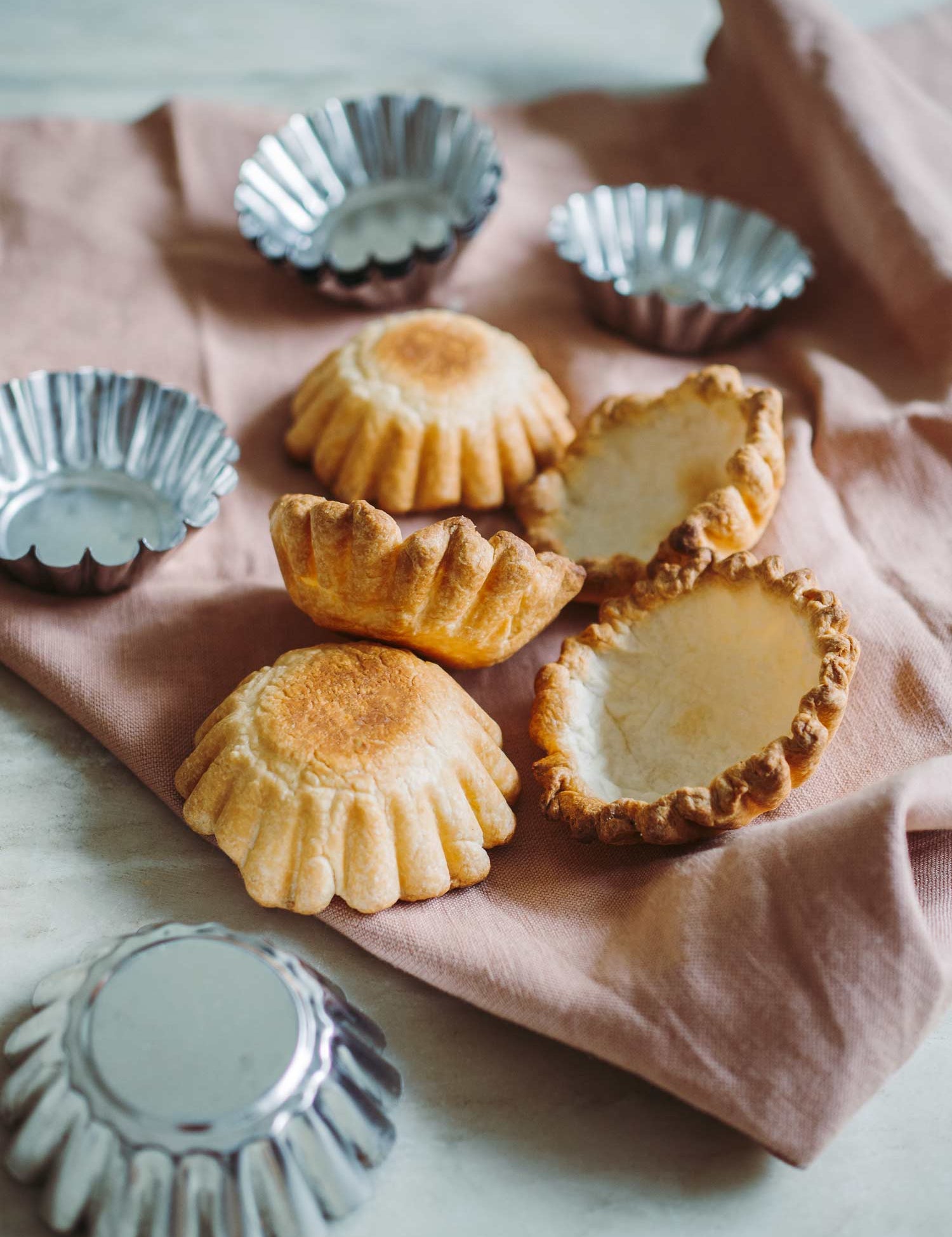 Tarteletter af butterdej