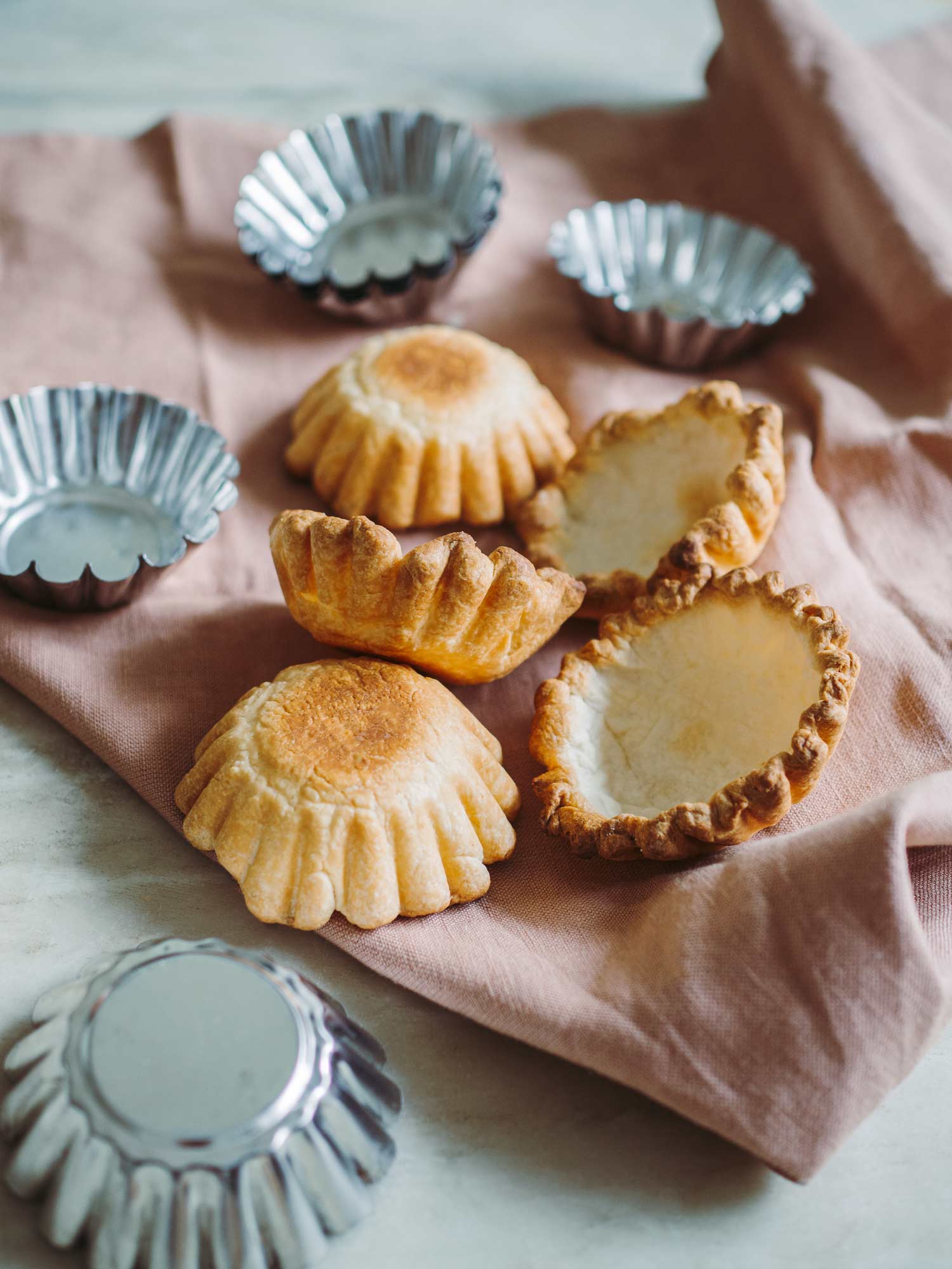 Tarteletter af butterdej