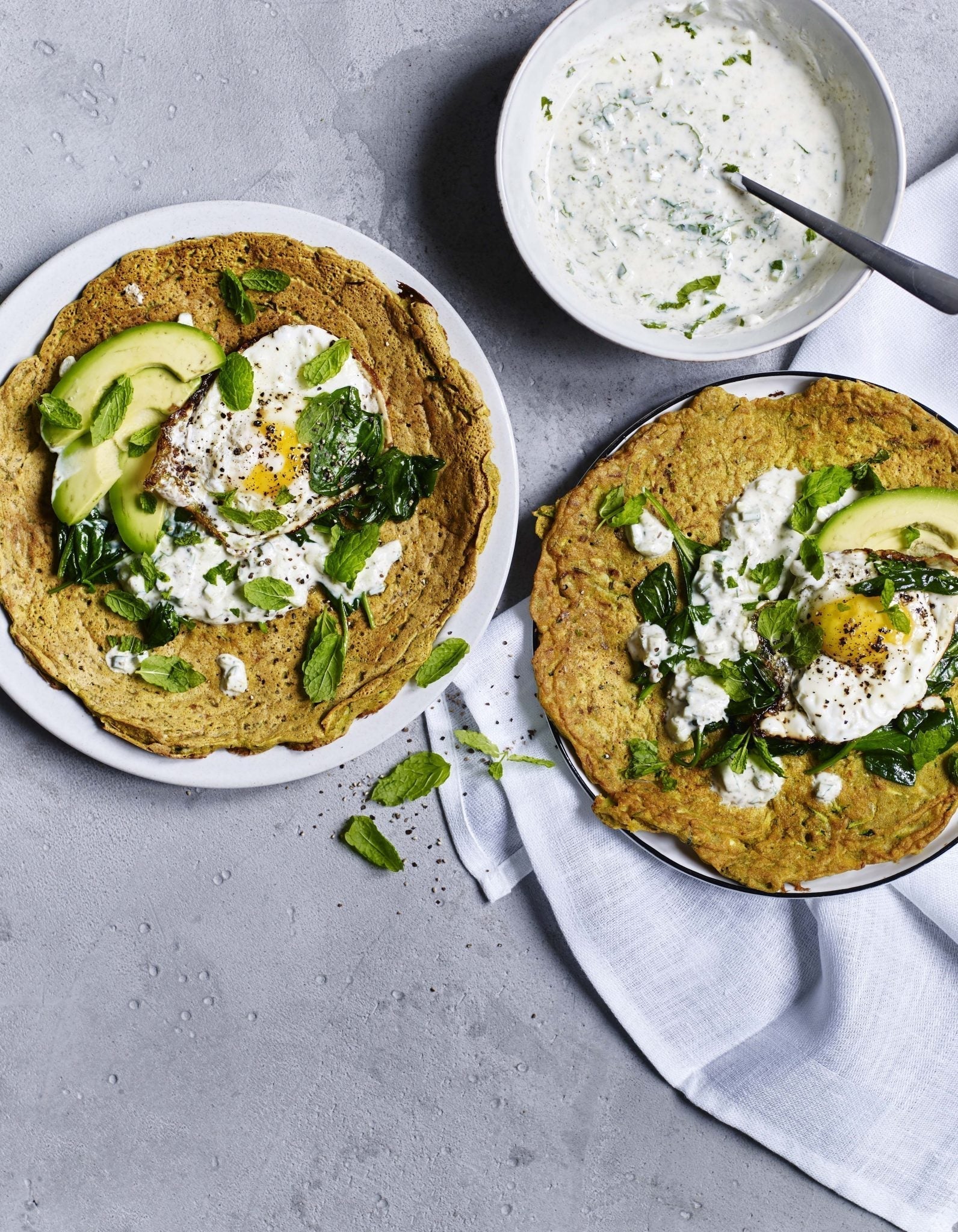 Indiske besan puda pandekager