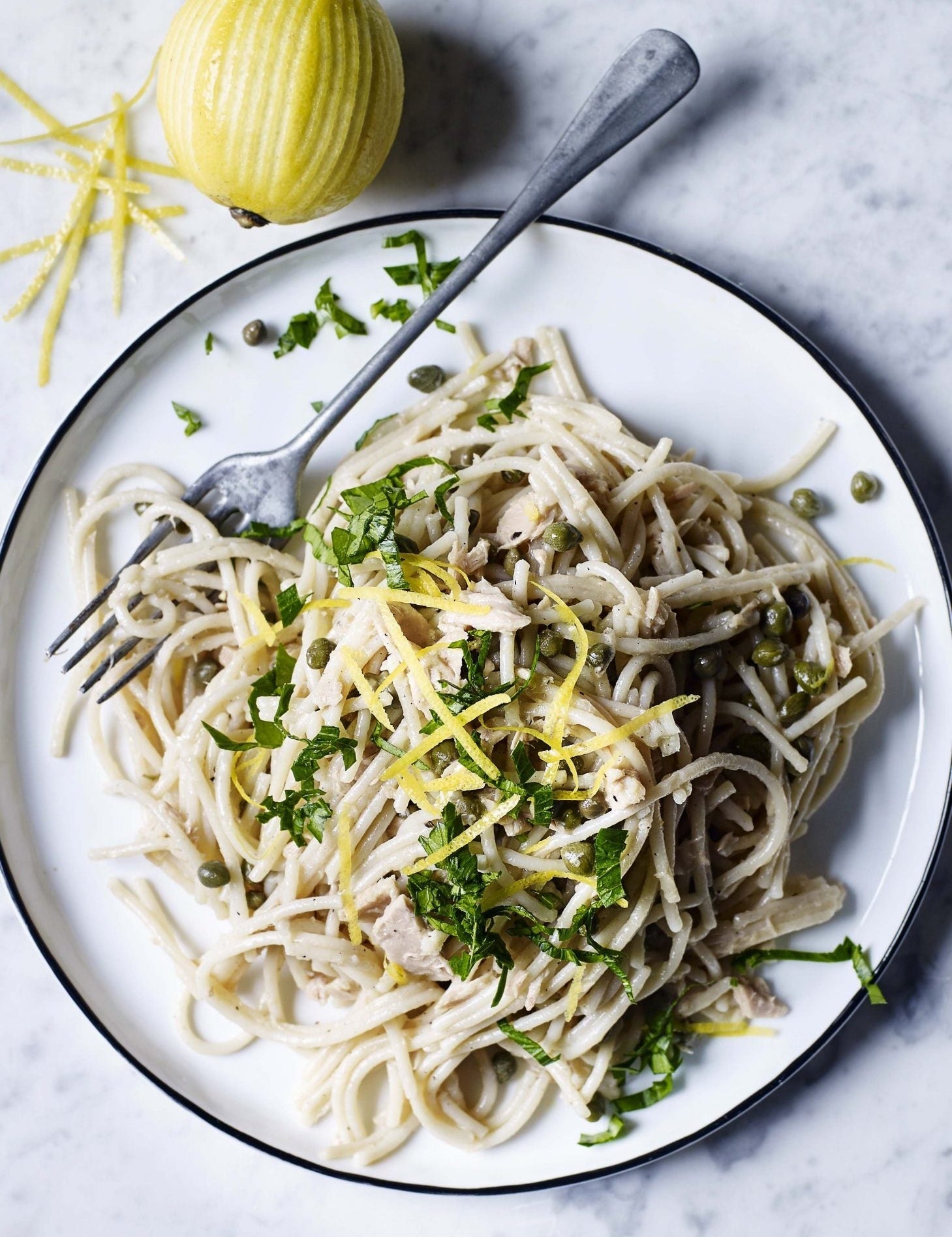 Pasta med tun sauce