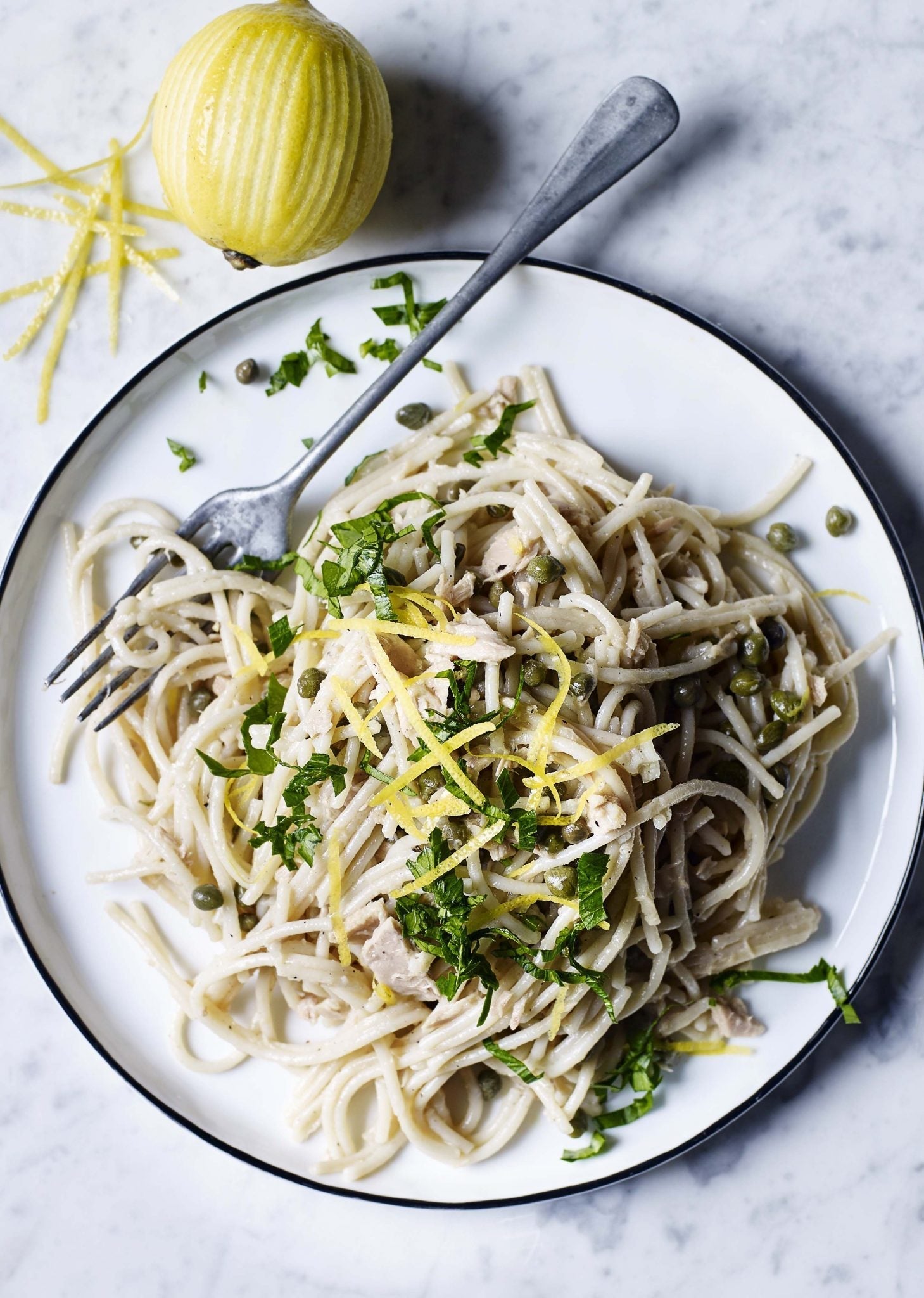 Pasta med tun sauce