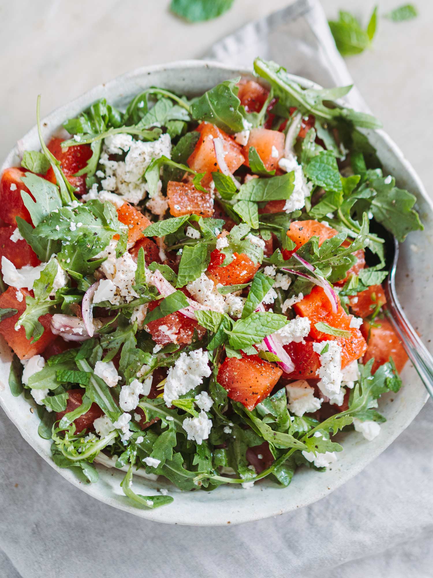 Vandmelonsalat med feta