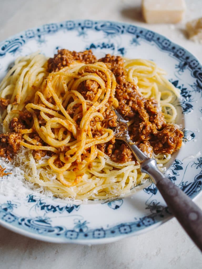 autentisk Spaghetti bolognese